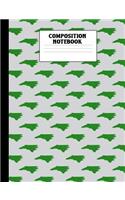 Composition Notebook: North Carolina Composition Book College Ruled State Design Lined 100 Page Journal for Primary Elementary Middle Jr. or High School Students