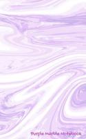 Purple Marble Notebook