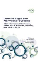 Deontic Logic and Normative Systems. 13th International Conference, DEON 2016