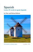 SPANISH - Learn 35 words to speak Spanish
