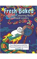Fresh Baked Cannabis Coloring Book for Weed Lovers
