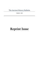 Ancient History Bulletin Volume Three