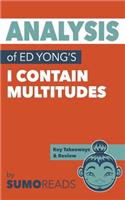 Analysis of Ed Yong's I Contain Multitudes