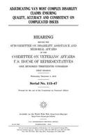 Adjudicating VA's most complex disability claims
