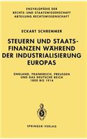 Steuern Und Staatsfinanzen Während Der Industrialisierung Europas