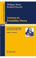 Lectures on Probability Theory