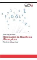 Diccionario de Gentilicios Rionegrinos