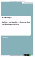 Karl Marx und Max Weber. Klassenstruktur und Schichtungstheorien