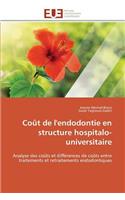 Coût de l'Endodontie En Structure Hospitalo-Universitaire