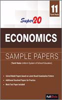 Super 20 Economics Sample Papers Class 11th Tamil Nadu 2018-19