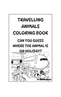 Travelling Animals coloring book