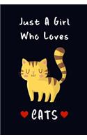 Just A Girl Who Loves Cats.