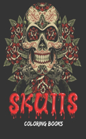 skulls coloring books