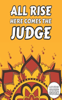 Law Judge Coloring Book