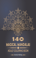 140 Magical Mandalas Adult Coloring Book