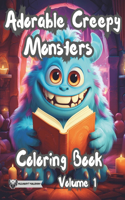 Adorable Creepy Monsters Coloring Book