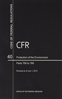 CFR6930 Protection of the Environment (continued) Parts 700-789