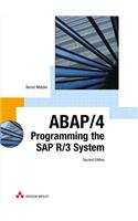 ABAP/4: Programming the SAP R/3 System [With CDROM]: (English)