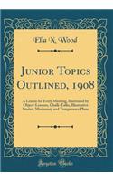 Junior Topics Outlined, 1908: A Lesson for Every Meeting, Illustrated by Object-Lessons, Chalk-Talks, Illustrative Stories, Missionary and Temperance Plans (Classic Reprint)