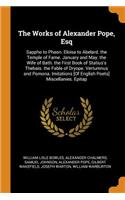 The Works of Alexander Pope, Esq