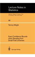 Exact Confidence Bounds when Sampling from Small Finite Universes