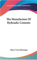 Manufacture Of Hydraulic Cements