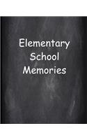 Elementary School Memories Chalkboard Design School Composition Book