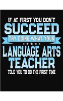 If At First You Dont Don't Succeed Try Doing What Your Language Arts Teacher Told You To Do The First Time
