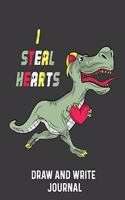 I Steal Hearts Draw And Write Journal