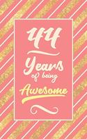 44th Birthday Journal