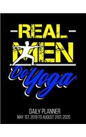 Real Men Do Yoga Daily Planner May 1st, 2019 to August 31st, 2020