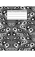 Primary Composition Notebook: paisley preschool story journal for kids k2 level kindergarten, school exercice book with picture space, draw and write workbook, gift for kids