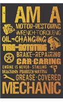 Notebook for car auto tuner and racer mechanic