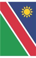 Namibia Travel Journal - Namibia Flag Notebook - Namibian Flag Book