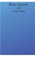 Blue Journal with Lined Pages