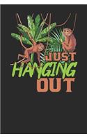 Just Hanging Out: Monkeys Notebook, Blank Lined (6 x 9 - 120 pages) Animal Themed Notebook for Daily Journal, Diary, and Gift