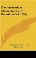 Demonstrations Elementaires de Botanique V4 (1796)