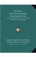 Hegel's Philosophiska Propaedeutik