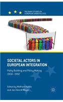 Societal Actors in European Integration