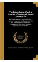 Principles on Which a Preacher of the Gospel Should Condemn Sin