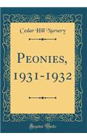 Peonies, 1931-1932 (Classic Reprint)