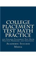 College Placement Test Math Practice