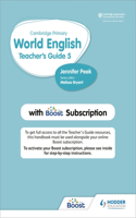 Cambridge Primary World English Teacher's Guide Stage 5 with Boost Subscription: Hodder Education Group