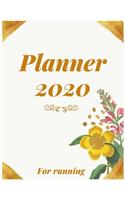 Planner 2020 for running