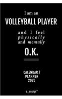Calendar 2020 for Volleyball Players / Volleyball Player