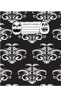 Abstract Halloween Pattern Volume 4 Wide Ruled Journal: 110 Blank Lined Wide Ruled (7.5 x 9.25) Pages to Jot Down Your Thoughts