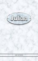 Julian - Lined Notebook