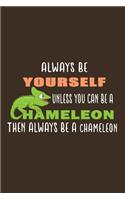 Always Be Yourself Unless You Can Be A Chameleon Then Always Be A Chameleon