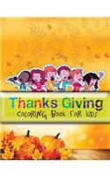 Thanks giving coloring book for kids