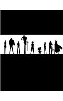 One Piece Composition Notebook: Unofficial Manga Anime Lover Back to School Journal for Boys, College-Ruled, 8.5x11in